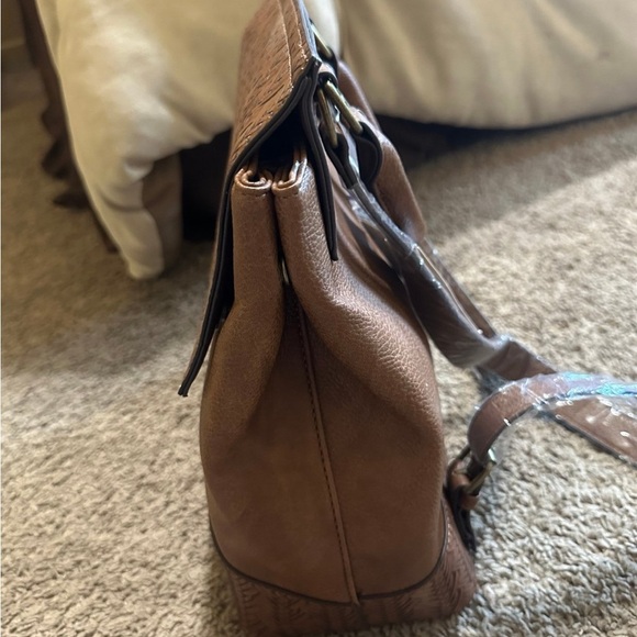 Tan Leather backpack main image 4